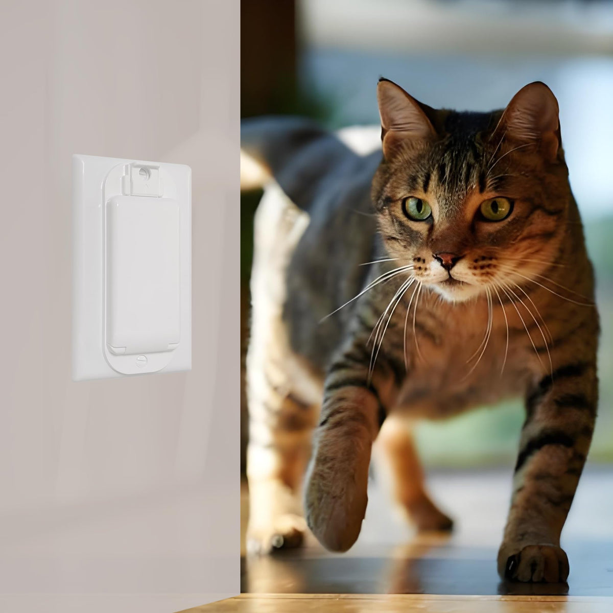 LRANFOW 4-Light Switch Guard Cover | Baby-Proof Rocker Wall Switch