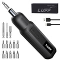LUFF Electric Screwdriver Set 4V Cordless — 250 RPM, USB-C, LED, 12 Bits