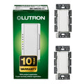 Lutron Maestro LED+ Dimmer Switch 2-Pack | 150W LED/CFL, 600W Incandescent | Single-Pole or Multi-Location – White