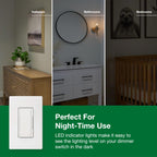 Lutron Maestro LED+ Dimmer Switch 2-Pack | 150W LED/CFL, 600W Incandescent | Single-Pole or Multi-Location – White