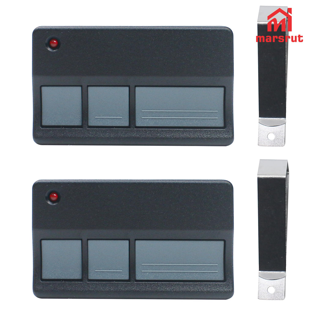 Marsrut 315MHz Garage Door Remote – 2-Pack, Purple Learn Button (2005–2014) for LiftMaster/Chamberlain/Raynor