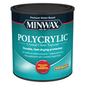 Minwax 1 qt Clear Polycrylic Protective Finish – Semi-Gloss, Water-Based