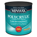 Minwax 1 qt Clear Polycrylic Protective Finish – Semi-Gloss, Water-Based