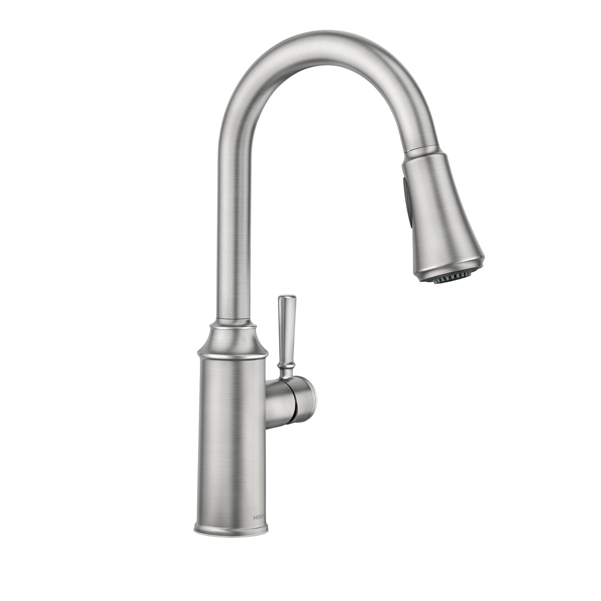 Moen Conneaut One-Handle Pulldown Kitchen Faucet with Reflex Docking and Power Clean - Spot Resist Stainless 87801SRS