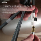 Moen Conneaut One-Handle Pulldown Kitchen Faucet with Reflex Docking and Power Clean - Spot Resist Stainless 87801SRS
