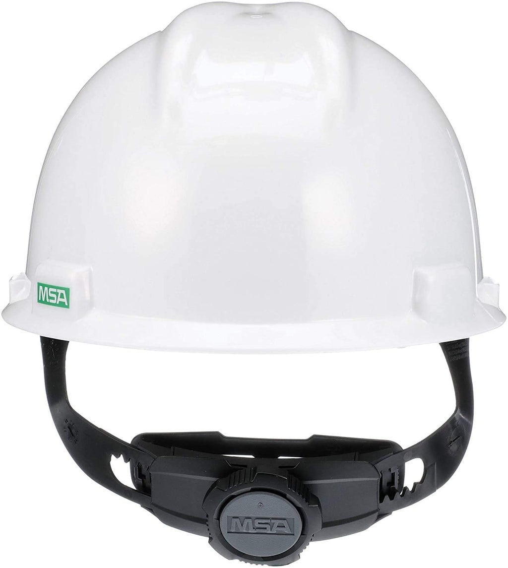 MSA 475358 V-Gard Cap Style Hard Hat with Fas-Trac III – White