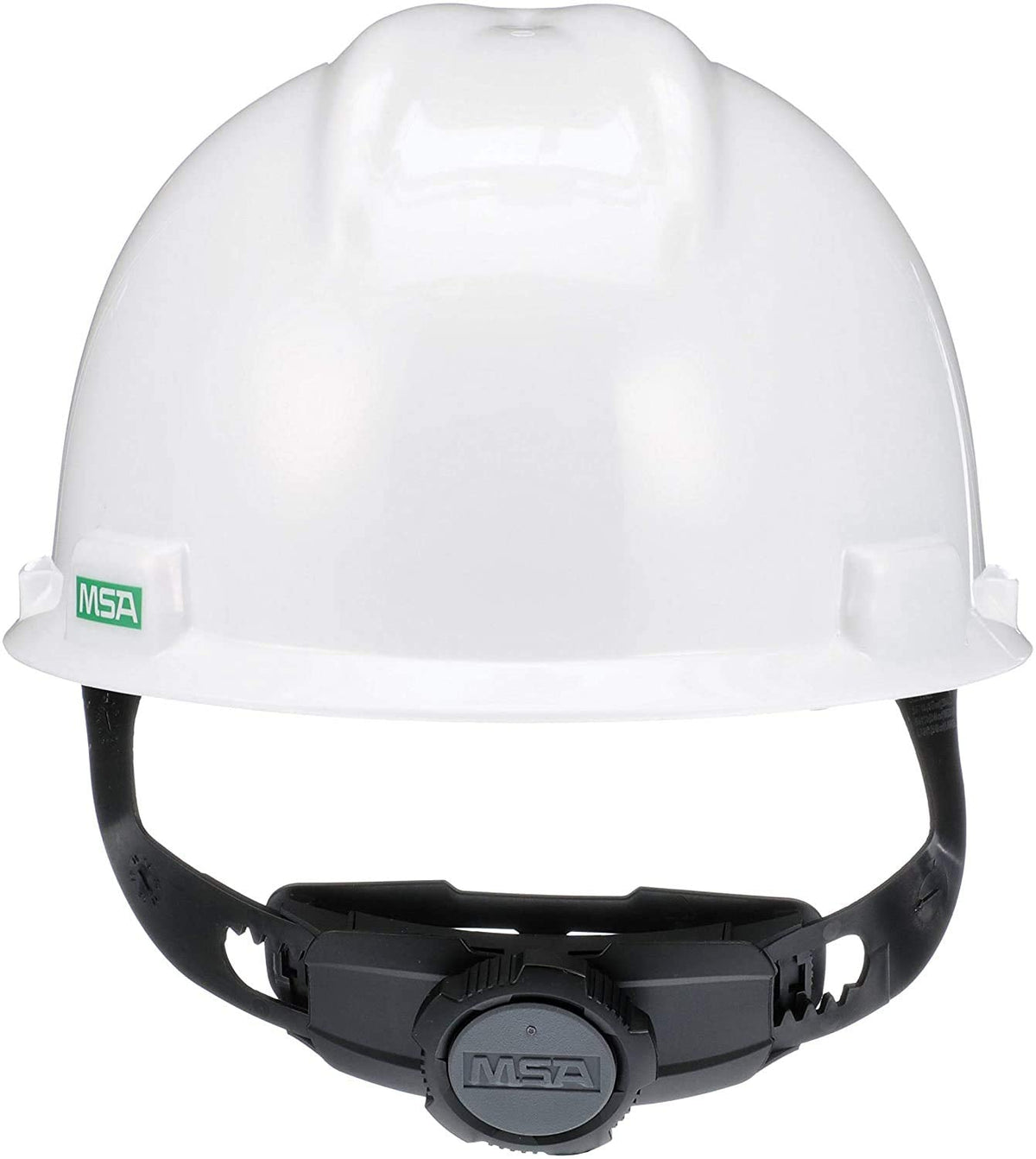 MSA 475358 V-Gard Cap Style Hard Hat with Fas-Trac III – White