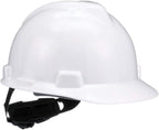 MSA 475358 V-Gard Cap Style Hard Hat with Fas-Trac III – White