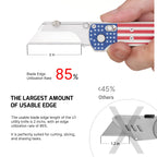 OKNIFE Otacle U1 Folding Pocket Utility Knife – Quick Blade Change, Rail Lock, G10 Handle, EDC Box Cutter