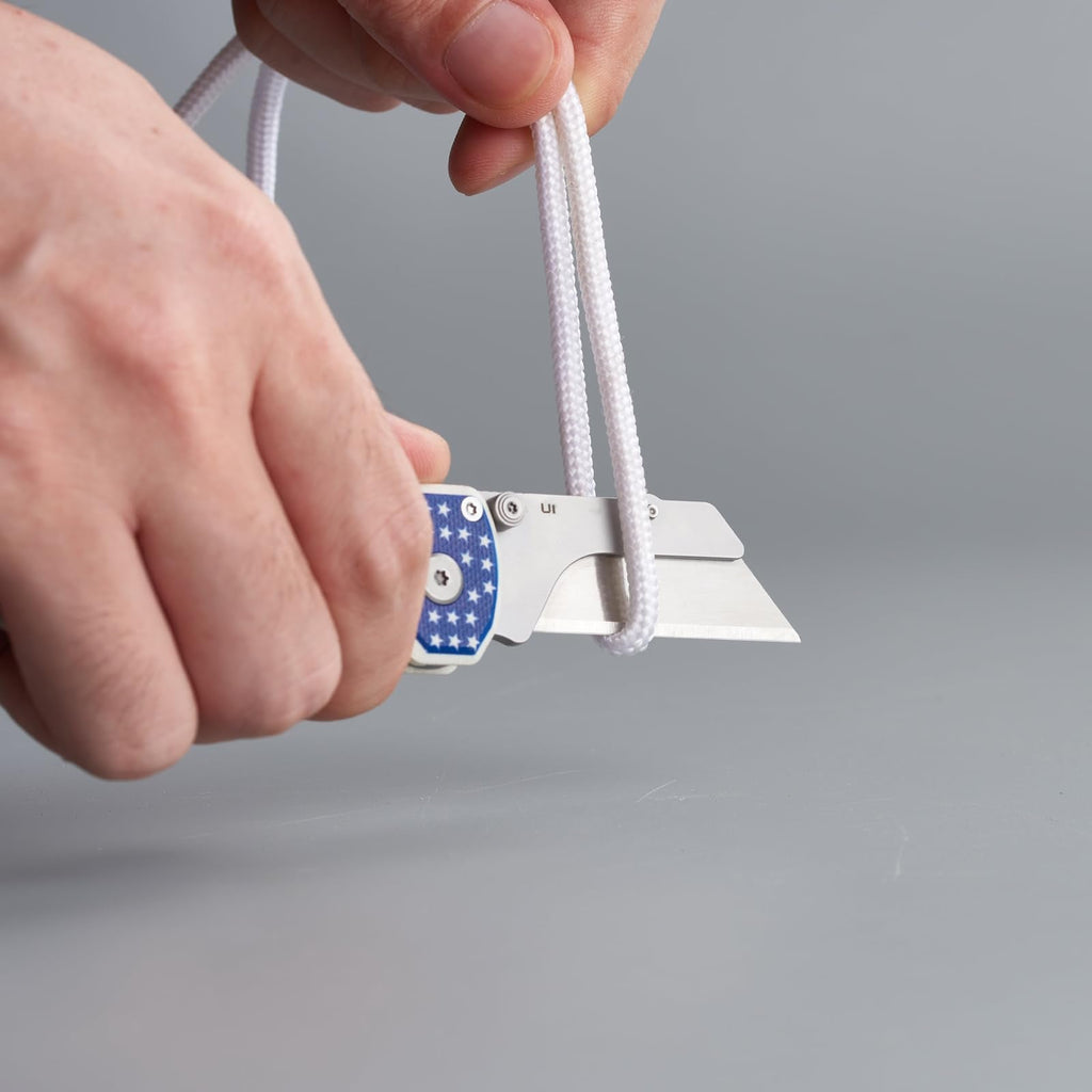 OKNIFE Otacle U1 Folding Pocket Utility Knife – Quick Blade Change, Rail Lock, G10 Handle, EDC Box Cutter