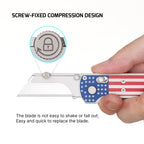 OKNIFE Otacle U1 Folding Pocket Utility Knife – Quick Blade Change, Rail Lock, G10 Handle, EDC Box Cutter