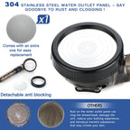 PumodTec Filtered Shower Head with Handheld – High-Pressure Mineral Filtration