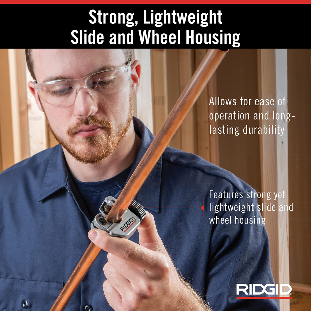 RIDGID 32975 Model 103 Close Quarters Tubing Cutter - 1/8 to 5/8 inch