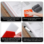 Risunpet Flexible Quarter Round Molding – Peel & Stick Trim for Crown & Baseboard