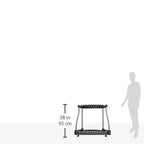 Rubbermaid Garage Tool Tower Rack – Holds Up to 40 Tools, Mobile, Easy Assembly