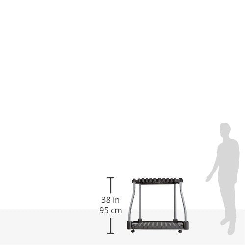 Rubbermaid Garage Tool Tower Rack – Holds Up to 40 Tools, Mobile, Easy Assembly