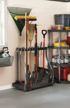 Rubbermaid Garage Tool Tower Rack – Holds Up to 40 Tools, Mobile, Easy Assembly