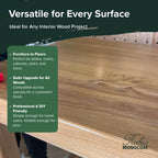 Rubio Monocoat SheenPlus Satin Finish 0% VOC – Interior Wood, 350 ml, 560 ft² Coverage