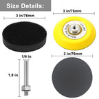 Rvetol 140Pcs 3-Inch Wet/Dry Sanding Discs, 120–5000 Grits, Hook & Loop