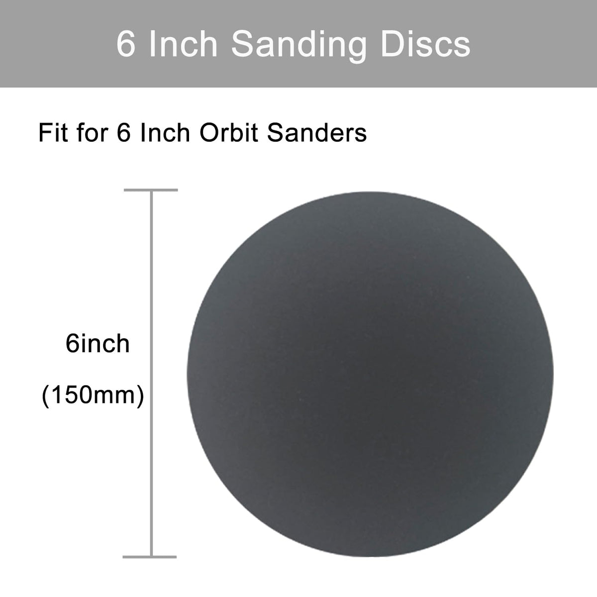 Rvetol 6-Inch Wet/Dry Sanding Discs – 50 Pcs 320-1000 Grit, Silicon Carbide, Hook & Loop, Waterproof for Random Orbital Sander