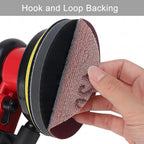 Rvetol 6-Inch Wet/Dry Sanding Discs – 50 Pcs 320-1000 Grit, Silicon Carbide, Hook & Loop, Waterproof for Random Orbital Sander