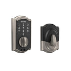 Schlage BE375 CAM 619 Camelot Touchscreen Deadbolt – Keyless Entry Lock, Satin Nickel | SCHLAGE