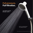 SecondShower Filtered Shower Head with Handheld – NSF 99.9% Chlorine Removal, Vitamin C Filter, High Pressure