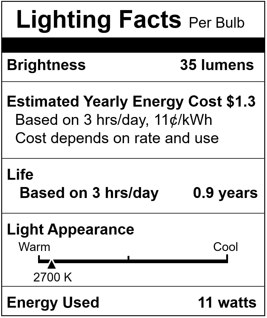 Simba Lighting 11W S14 Replacement Bulbs for Outdoor String Lights – E26, 2700K Warm White, Dimmable, 20 Pack