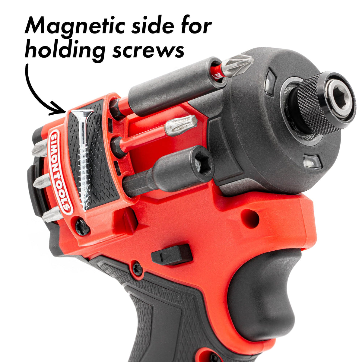 Simon Tools Magnetic Bit Holder for Milwaukee M12 Gen3 – Secure Magnetic Bit Holder for M12