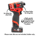 Simon Tools Magnetic Bit Holder for Milwaukee M12 Gen3 – Secure Magnetic Bit Holder for M12