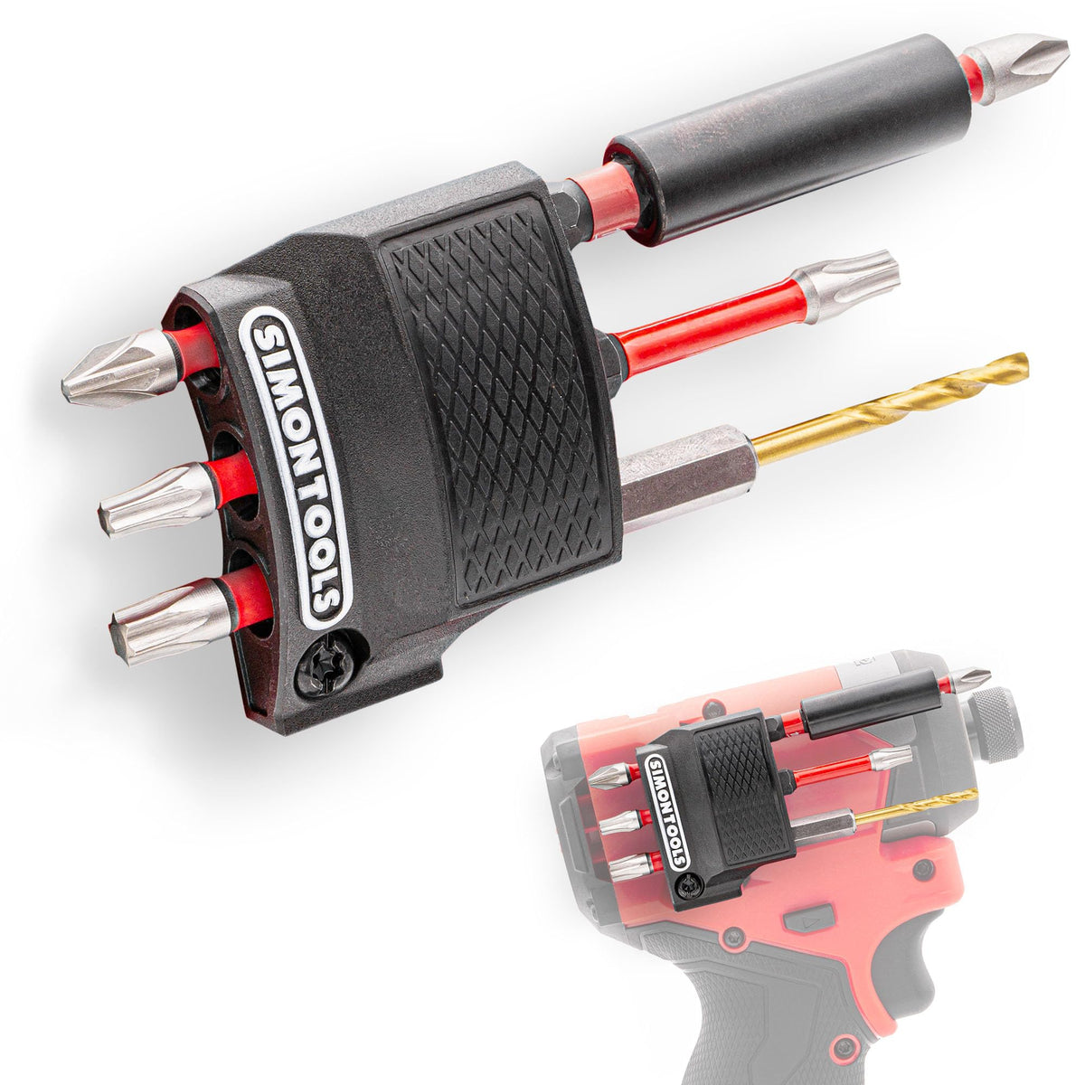 Simon Tools Magnetic Bit Holder for Milwaukee M12 Gen3 – Secure Magnetic Bit Holder for M12