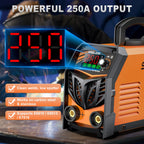 SOARFLY Stick Welder 250A ARC Inverter – Dual Voltage 110V/220V, Portable with LED Display