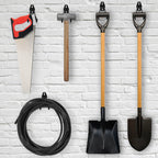Suprom 6-Pack Garage Hooks Heavy-Duty – Up to 100 lbs Capacity | Steel Wall Hanger & Organizer