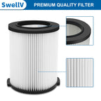 SwellV VF4000 Replacement Filter (VF4000-2P) – 2-Pack for 5-20 Gallon Wet/Dry Vacs & Husky 6-9 Gal