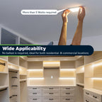 TOPGREENER TDOS5-HL-W-2PCS Motion Sensor Switch | Auto Occupancy/Vacancy, No Neutral or Ground Required, Single Pole