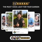 Varmtalys Outdoor Solar Spotlight 4-Pack — Adjustable Beam, IP65 Waterproof, Dusk-to-Dawn, 5 Modes