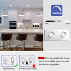 VATION LIGHTING Dimmable A19 LED Bulbs 3000K Warm White, 12 Pack – 9W, 800 Lumens, E26 Base