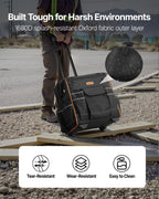 VEVOR 15-Inch Rolling Tool Bag on Wheels — 110 Lbs Capacity, 25 Pockets
