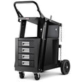 VEVOR Welding Cart – 2-Tier, 4 Drawers, 265 LBS Capacity, 360° Wheels, Tank Chains