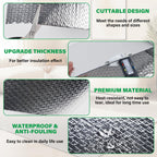 Winemana Window Insulation Roll 48in x 10ft – Reflective Double-Sided Aluminum Foil Shield