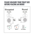 WLJBIDET Bidet Toilet Seat with Remote — Heated Water, Adjustable Wash, Drying & Night Light