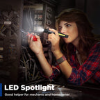 WORKPRO Flashlight Pen Light | 365nm UV & 450 Lumen LED Pocket Tool