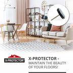 X-Protector Chair Glides – 1-inch Nail-On Sliders, 40 pcs, Grey Floor Protectors for Chairs