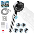 XFIRE-GEAR RV Shower Head with Hose – 5+1 Modes, On/Off, High Pressure, Water-Saving