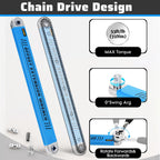 XKONE Offset Extension Wrench – Zero-Degree Swing for Tight Spaces | 3/8-inch Drive Extender Kit