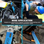 XKONE Offset Extension Wrench – Zero-Degree Swing for Tight Spaces | 3/8-inch Drive Extender Kit
