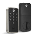Yale Satin Nickel Code Keypad Deadbolt – Front Door Lock for Keyless Entry (YED210-NR-619)