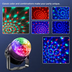 Yiixuyo Sound Activated Party Lights 3-Pack – Remote DJ Lighting & Disco Ball